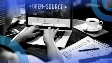 A computer screen that reads Open Source