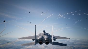 Image of a fighter jet flying in the sky.