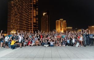 Team photo in Las Vegas